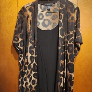 Liz Claiborne Leopard Print Blouse